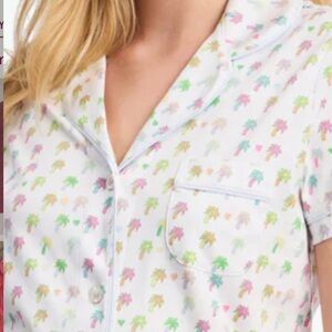 Roller Rabbit Palm Dreams Polo Pajama Top ONLY large